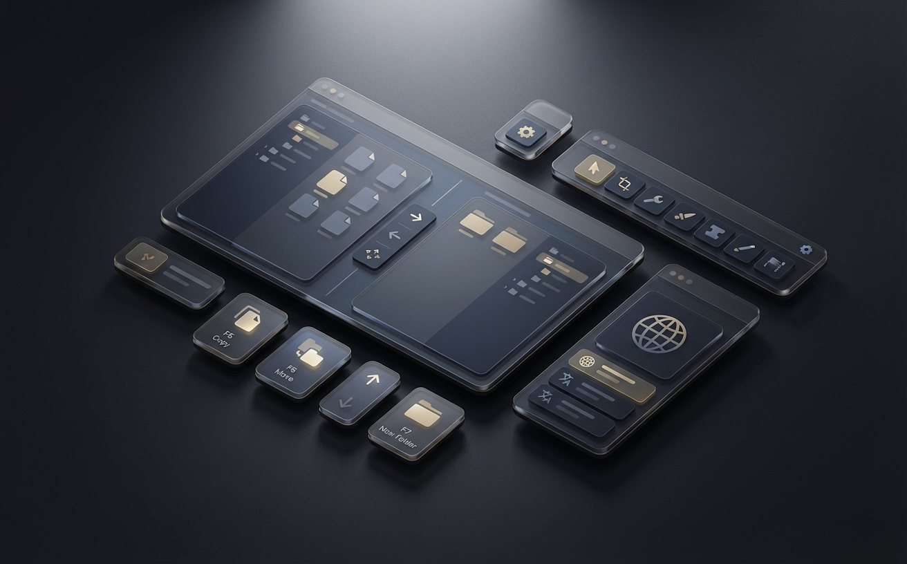 Total Commander 文件复制操作对话框